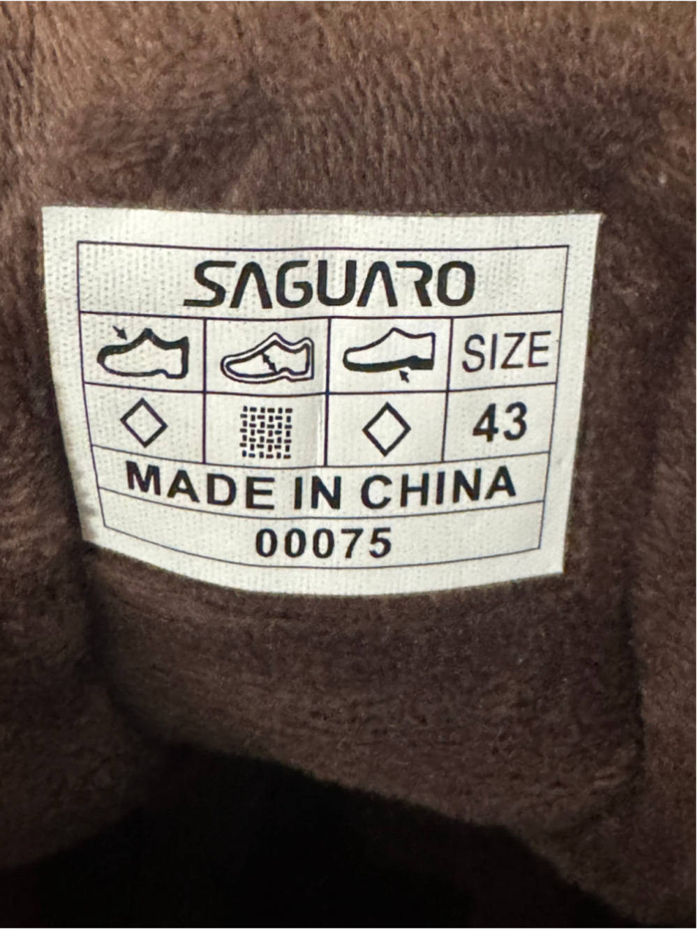 SAGUARO Will II Winter Barefoot Boots Brown Faux Fur Lined EU 43 / 10 US Men - Picture 8 of 9
